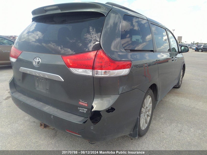 2012 Toyota Sienna Xle V6 VIN: 5TDDK3DC2CS041619 Lot: 20170788