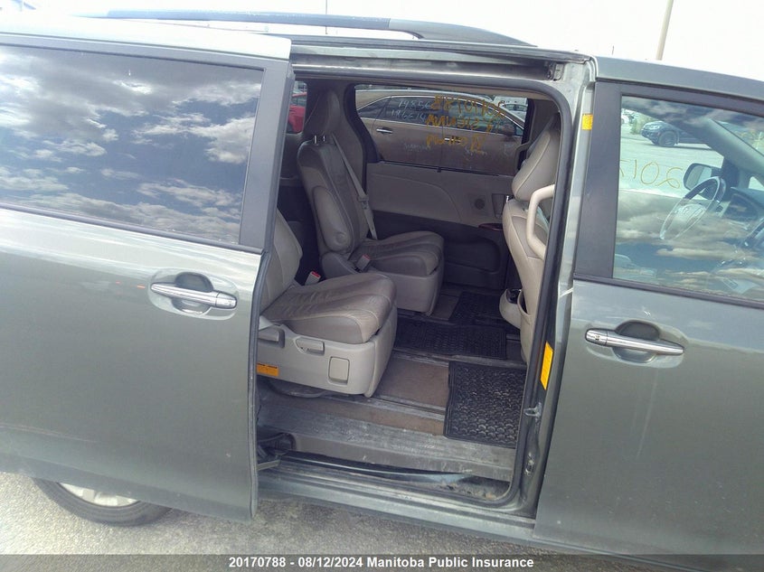 2012 Toyota Sienna Xle V6 VIN: 5TDDK3DC2CS041619 Lot: 20170788