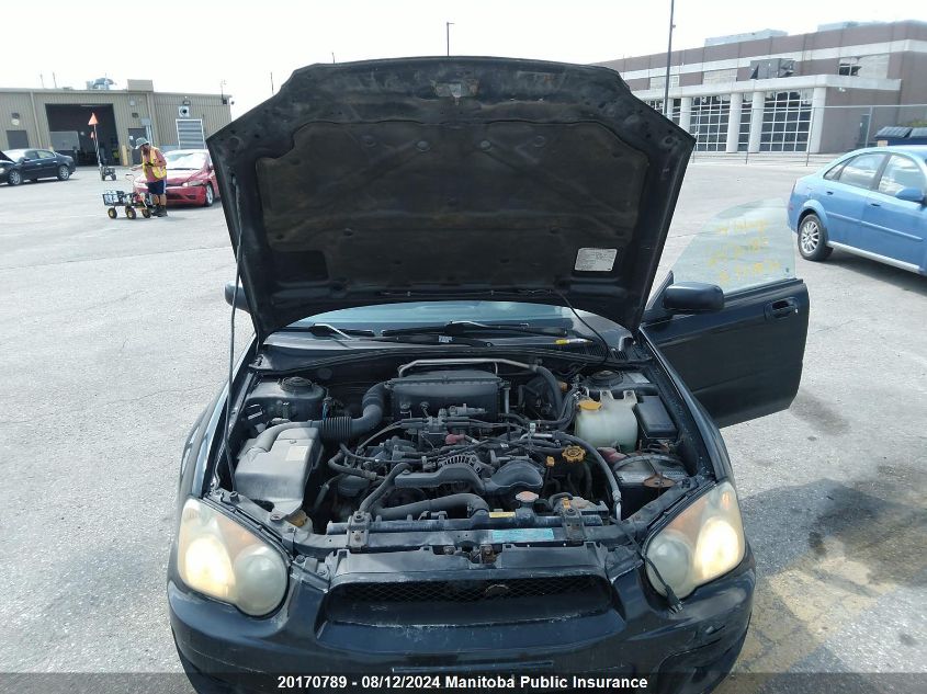 2004 Subaru Impreza 2.5Rs VIN: JF1GD67514H523970 Lot: 20170789