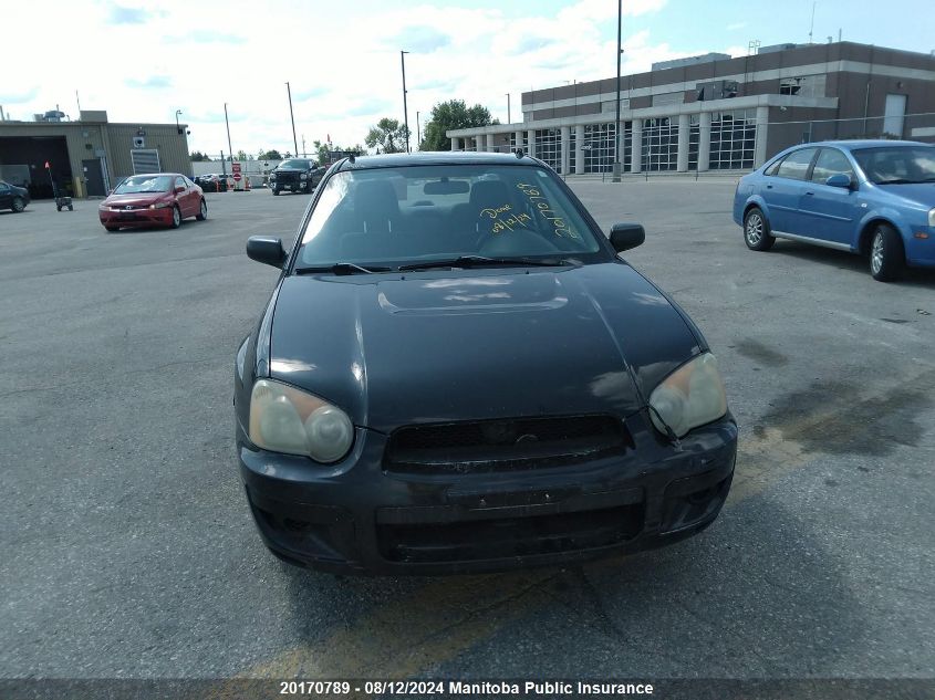 2004 Subaru Impreza 2.5Rs VIN: JF1GD67514H523970 Lot: 20170789