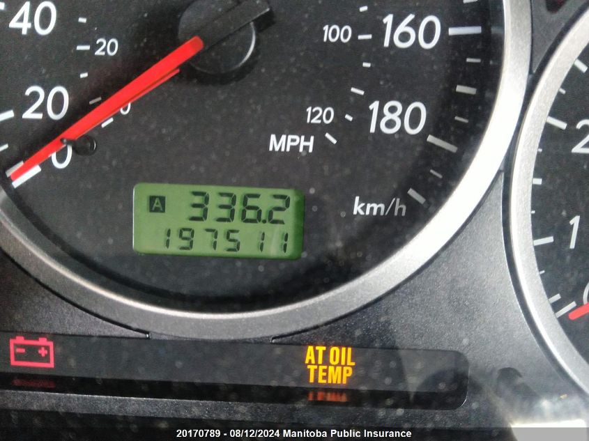 2004 Subaru Impreza 2.5Rs VIN: JF1GD67514H523970 Lot: 20170789