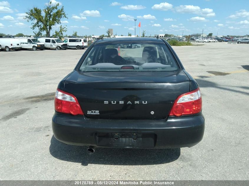 2004 Subaru Impreza 2.5Rs VIN: JF1GD67514H523970 Lot: 20170789