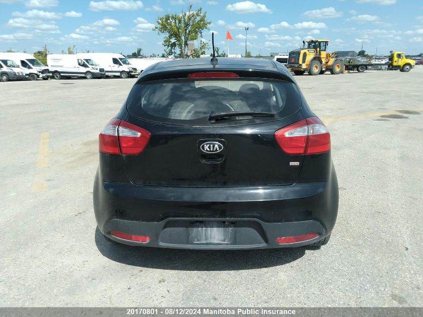 2013 Kia Rio 5 Lx VIN: KNADM5A3XD6786191 Lot: 20170801