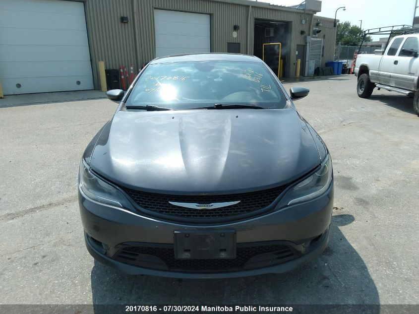 2015 Chrysler 200 C V6 VIN: 1C3CCCBG2FN707293 Lot: 20170816