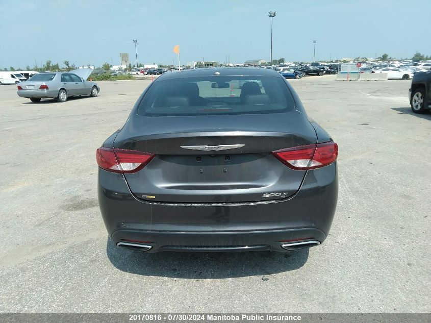 2015 Chrysler 200 C V6 VIN: 1C3CCCBG2FN707293 Lot: 20170816