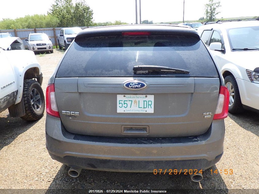 2013 Ford Edge Sel VIN: 2FMDK4JC3DBC51204 Lot: 20170826