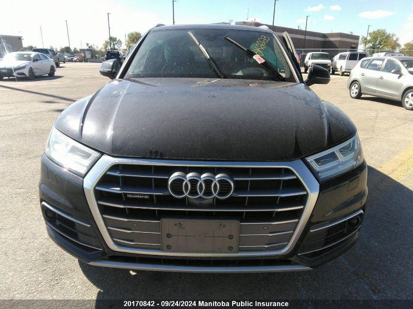 2018 Audi Q5 VIN: WA1CNAFY3J2138875 Lot: 20170842