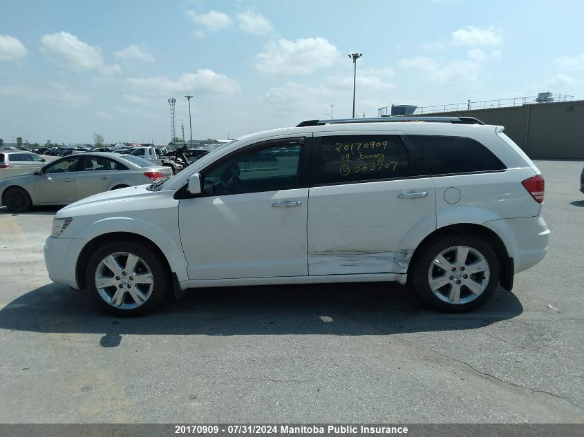 2009 Dodge Journey R/T VIN: 3D4GG67V39T563707 Lot: 20170909