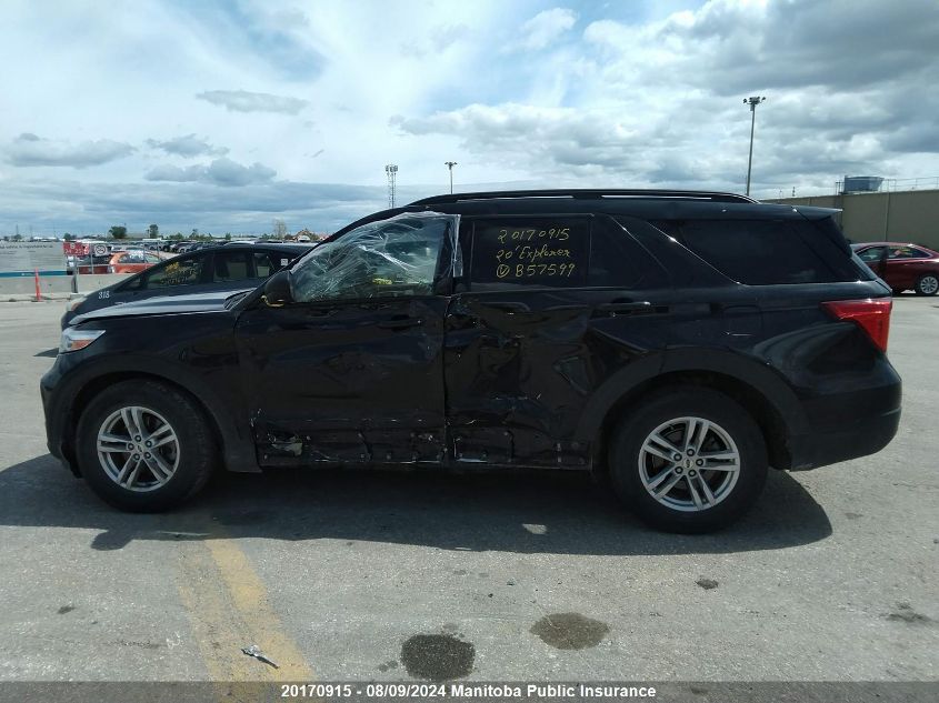 2020 Ford Explorer Xlt VIN: 1FMSK8DH2LGB57599 Lot: 20170915