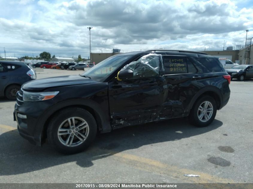 2020 Ford Explorer Xlt VIN: 1FMSK8DH2LGB57599 Lot: 20170915