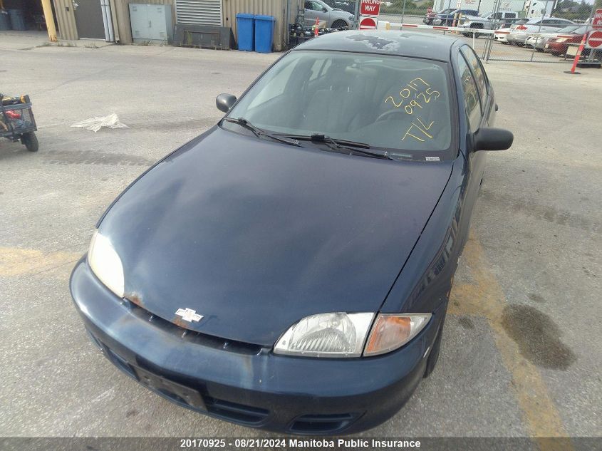 2002 Chevrolet Cavalier Vlx VIN: 1G1JC524427418864 Lot: 20170925