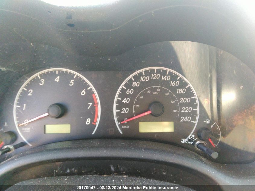 2009 Toyota Corolla S VIN: 2T1BU40E29C184893 Lot: 20170947