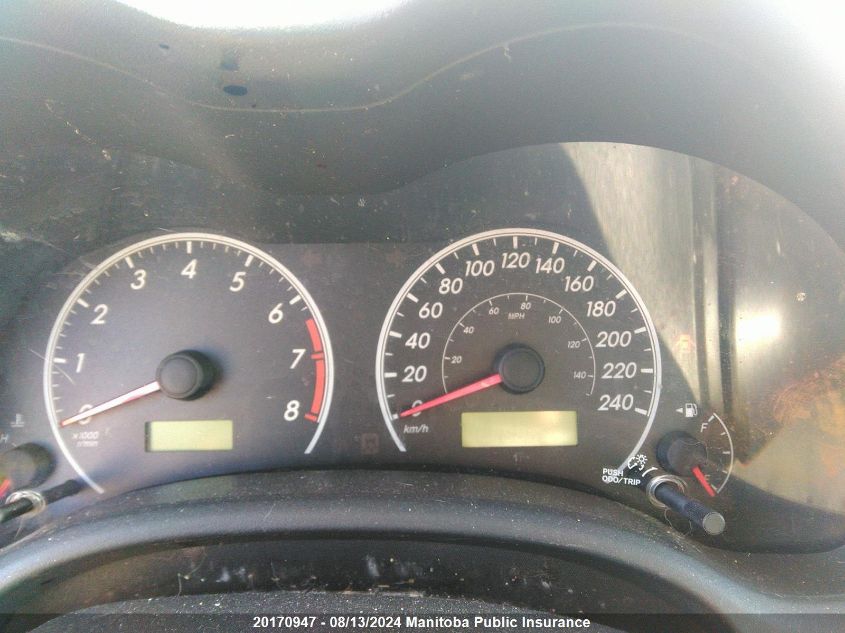 2009 Toyota Corolla S VIN: 2T1BU40E29C184893 Lot: 20170947