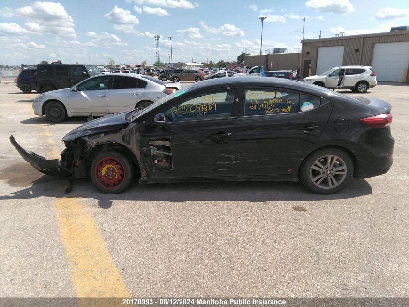 2018 Hyundai Elantra Gl VIN: KMHD84LF5JU714519 Lot: 20170993