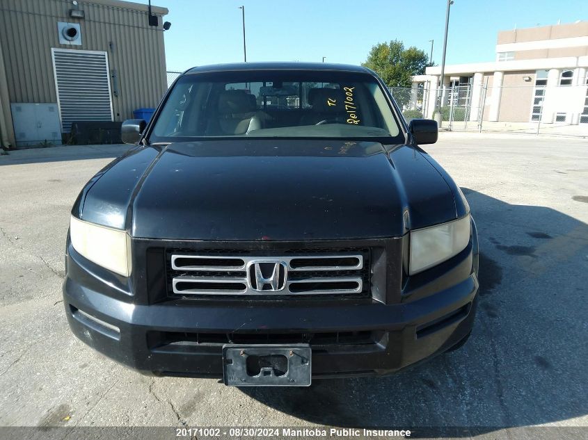 2006 Honda Ridgeline Rtl VIN: 2HJYK16586H500249 Lot: 20171002