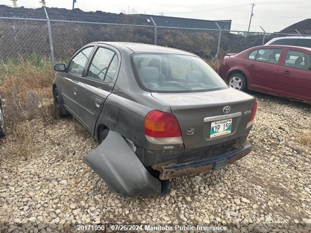 2003 Toyota Echo VIN: JTDBT123X30269169 Lot: 20171050
