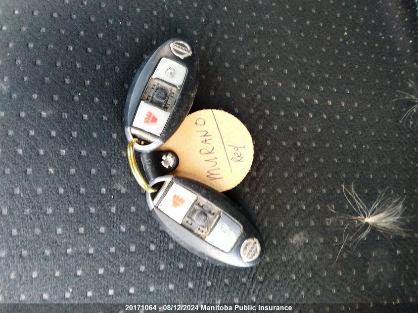 2009 Nissan Murano Sl VIN: JN8AZ18W89W112021 Lot: 20171064