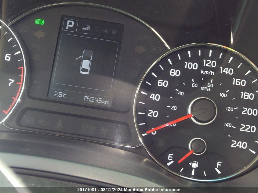 2017 Kia Forte Lx VIN: 3KPFL4A75HE035740 Lot: 20171081