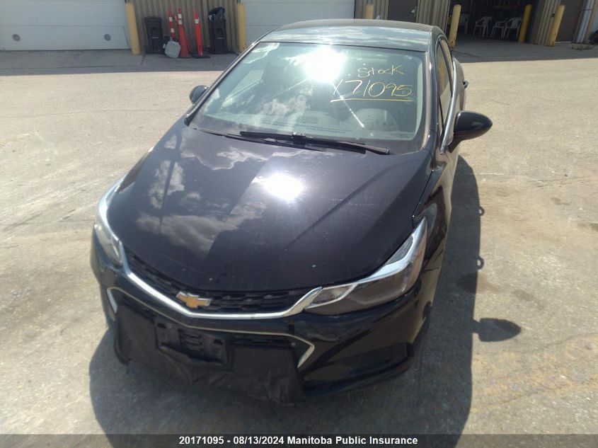 2017 Chevrolet Cruze Lt Turbo VIN: 1G1BE5SMXH7195348 Lot: 20171095