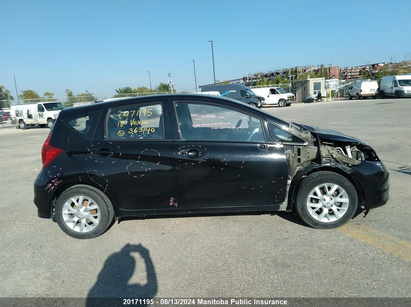 2018 Nissan Versa Note Sv VIN: 3N1CE2CP6JL363140 Lot: 20171195