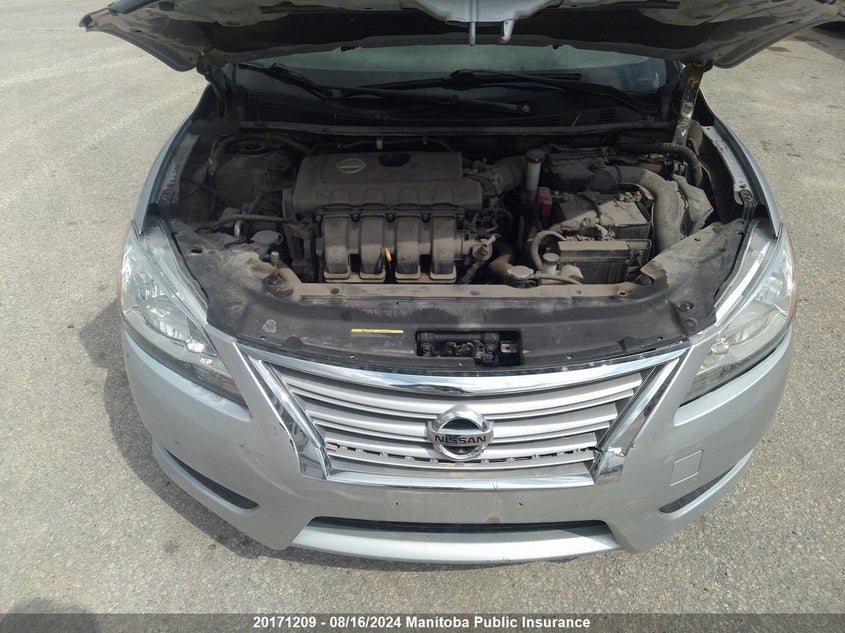 2015 Nissan Sentra 1.8 S VIN: 3N1AB7AP2FL647923 Lot: 20171209