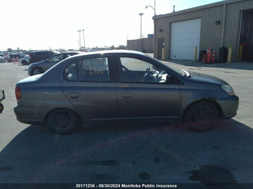 2003 Toyota Echo VIN: JTDBT123X30312831 Lot: 20171256