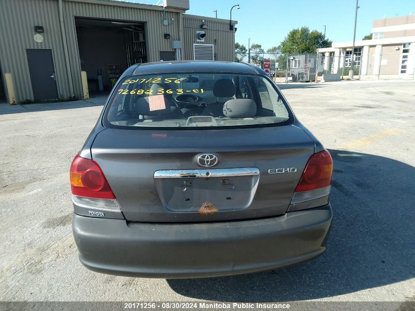 2003 Toyota Echo VIN: JTDBT123X30312831 Lot: 20171256