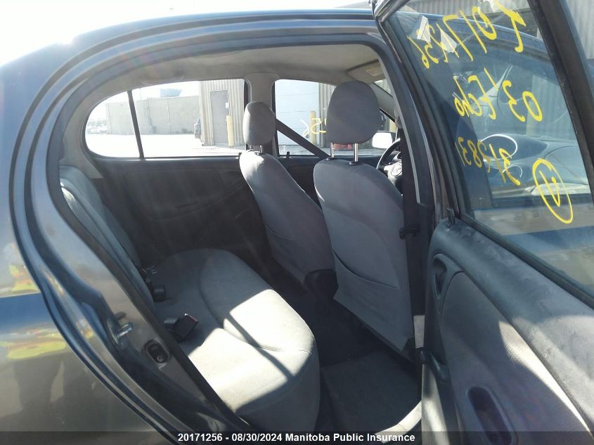 2003 Toyota Echo VIN: JTDBT123X30312831 Lot: 20171256