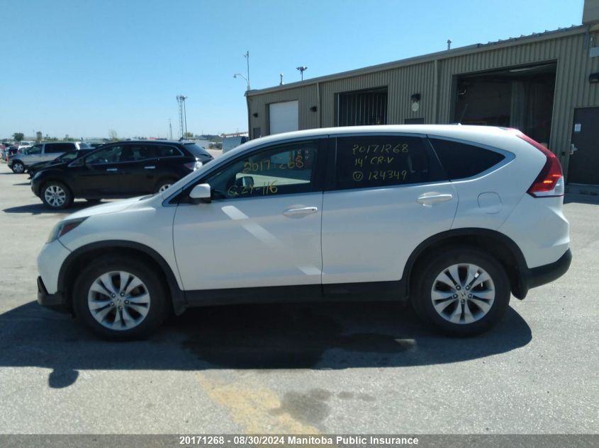 2014 Honda Cr-V Ex-L VIN: 2HKRM4H74EH124349 Lot: 20171268