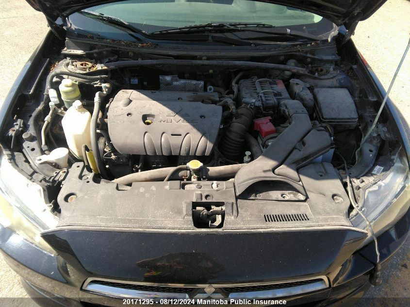 2010 Mitsubishi Lancer Gts VIN: JA32U8FW2AU603144 Lot: 20171295