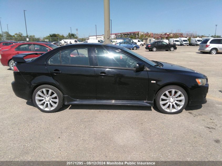 2010 Mitsubishi Lancer Gts VIN: JA32U8FW2AU603144 Lot: 20171295