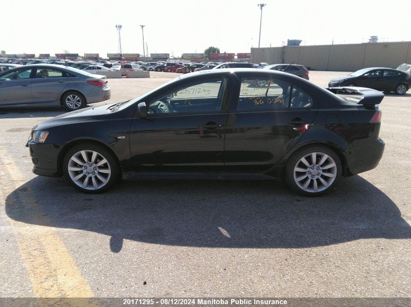 2010 Mitsubishi Lancer Gts VIN: JA32U8FW2AU603144 Lot: 20171295