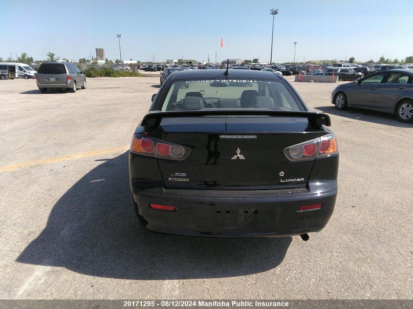 2010 Mitsubishi Lancer Gts VIN: JA32U8FW2AU603144 Lot: 20171295