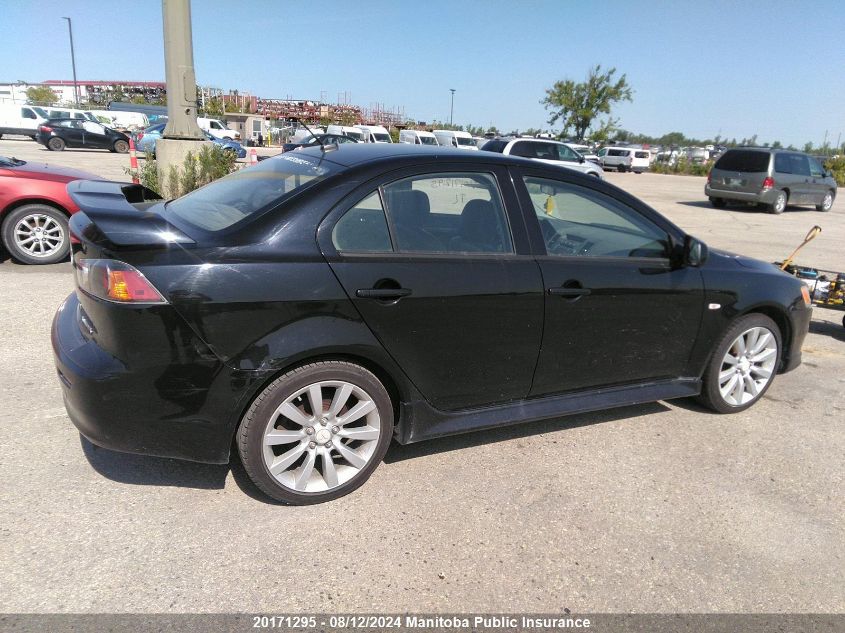 2010 Mitsubishi Lancer Gts VIN: JA32U8FW2AU603144 Lot: 20171295