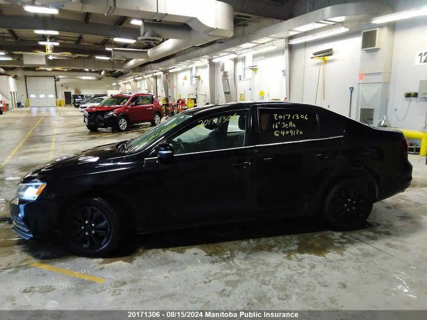 2016 Volkswagen Jetta 1.4 Tsi VIN: 3VW267AJXGM409120 Lot: 20171306