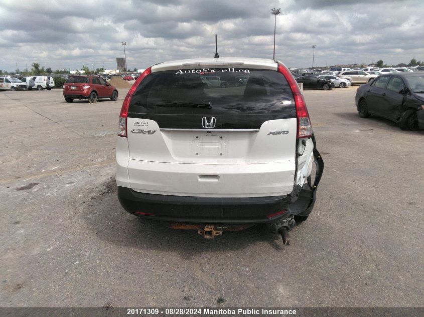 2013 Honda Cr-V Ex VIN: 2HKRM4H59DH104062 Lot: 20171309