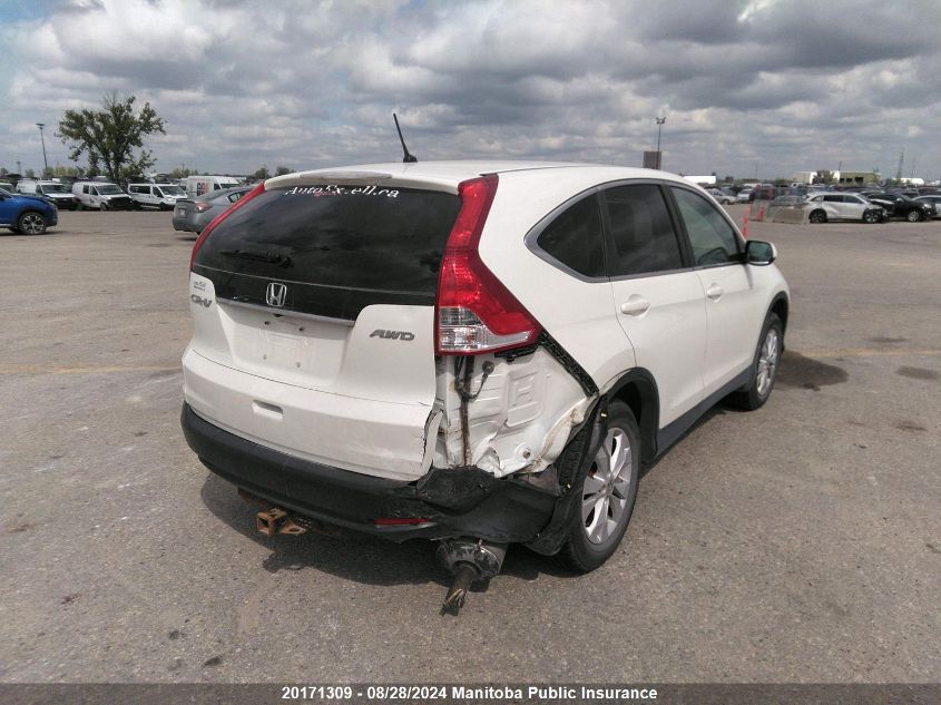 2013 Honda Cr-V Ex VIN: 2HKRM4H59DH104062 Lot: 20171309