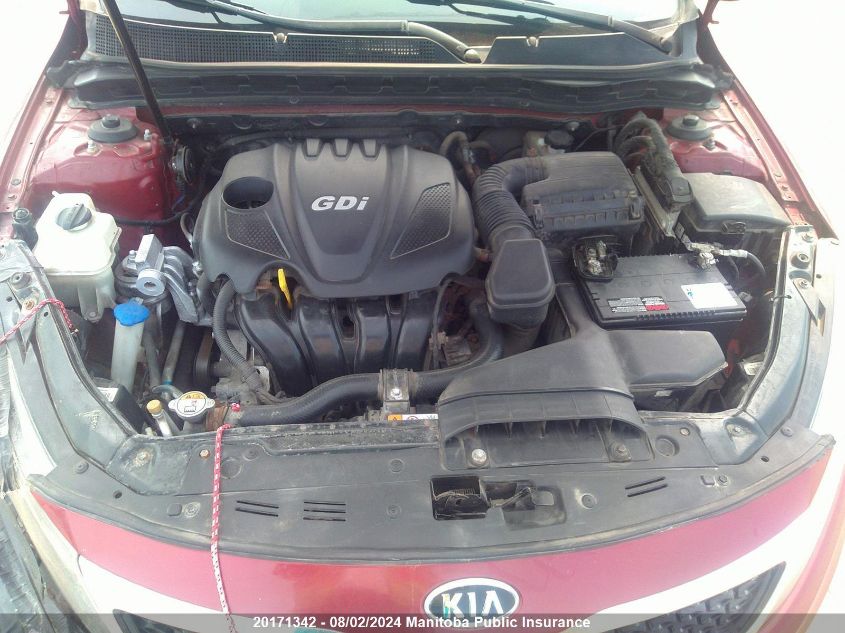 2012 Kia Optima Ex VIN: KNAGM4A7XC5243695 Lot: 20171342