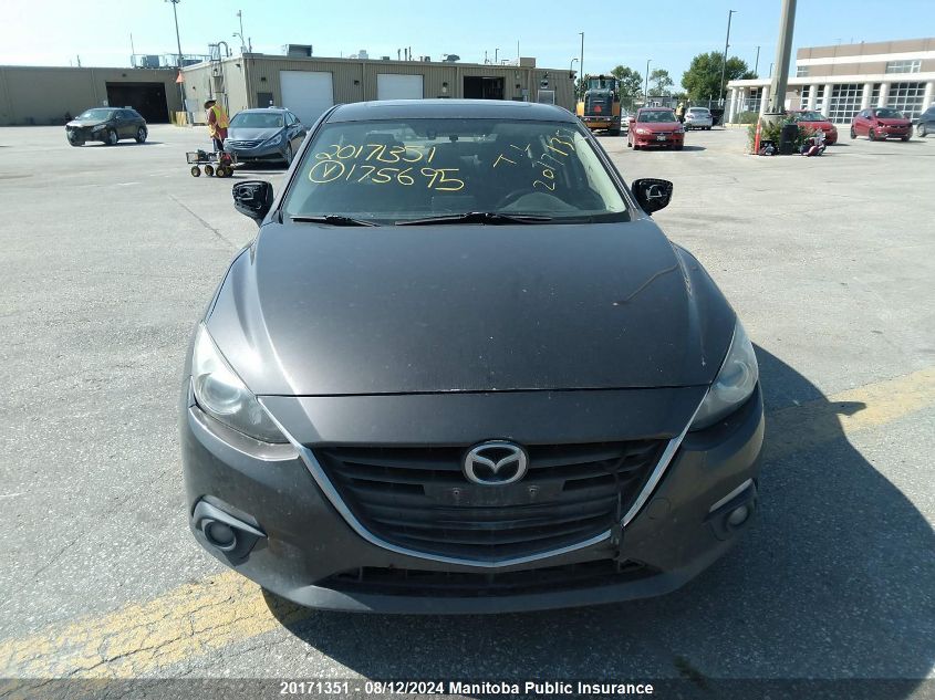 2015 Mazda Mazda3 Gs Sky VIN: 3MZBM1V77FM175695 Lot: 20171351