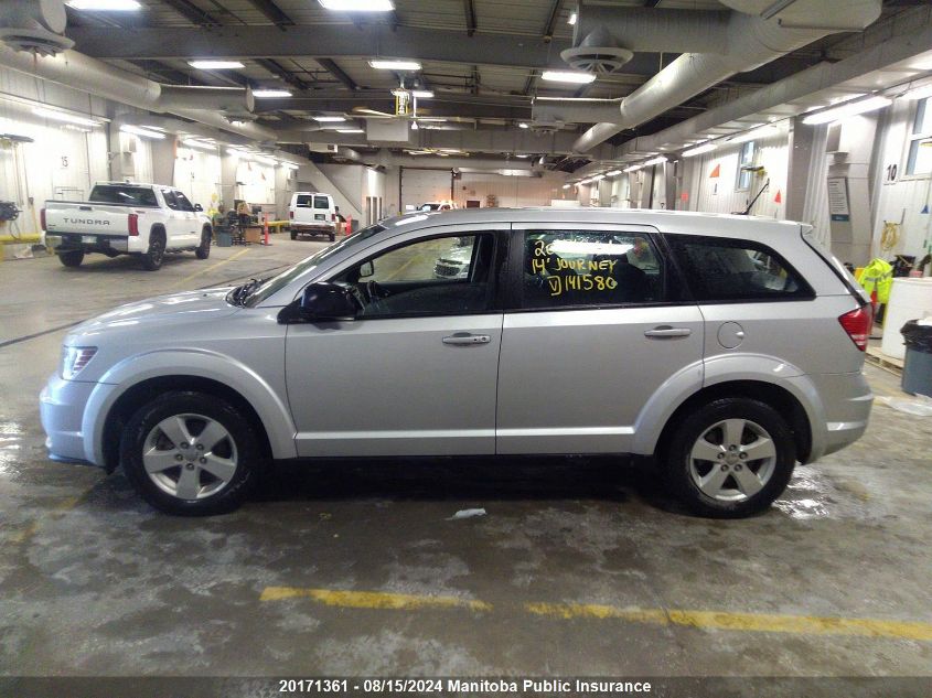 2014 Dodge Journey Cvp VIN: 3C4PDCAB3ET141580 Lot: 20171361