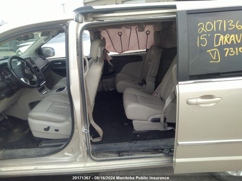 2015 Dodge Grand Caravan Crew VIN: 2C4RDGDG7FR731955 Lot: 20171367