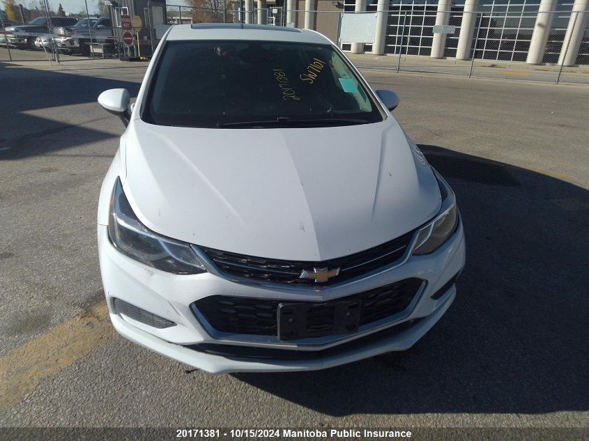 2016 Chevrolet Cruze Premier Turbo VIN: 1G1BG5SM1G7309147 Lot: 20171381