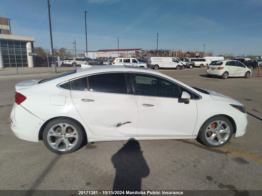 2016 Chevrolet Cruze Premier Turbo VIN: 1G1BG5SM1G7309147 Lot: 20171381