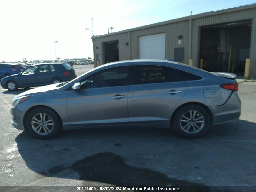 2017 Hyundai Sonata Gls VIN: 5NPE24AF9HH500909 Lot: 20171409