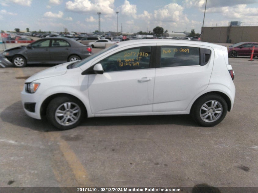 2016 Chevrolet Sonic Lt VIN: 1G1JC6SHXG4125309 Lot: 20171410