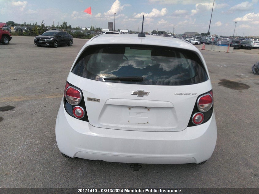 2016 Chevrolet Sonic Lt VIN: 1G1JC6SHXG4125309 Lot: 20171410