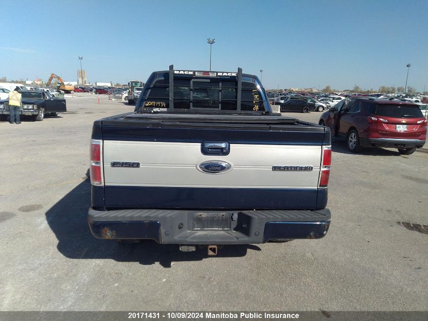 1FTPW14V29FB36262 2009 Ford F150 Platinum Supercrew