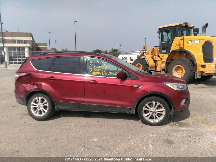 2017 Ford Escape Se VIN: 1FMCU9GD1HUB69927 Lot: 20171463