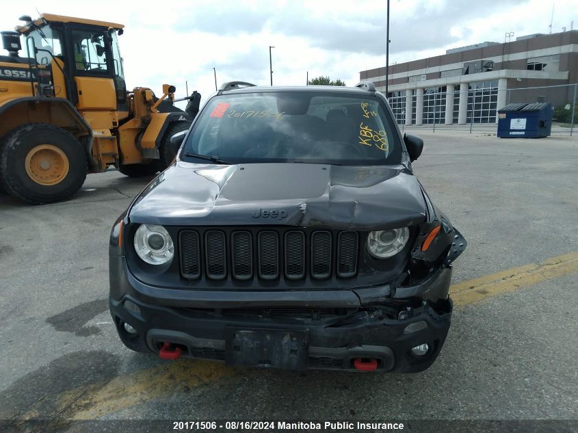 2018 Jeep Renegade Trailhawk VIN: ZACCJBCB5JPH89549 Lot: 20171506