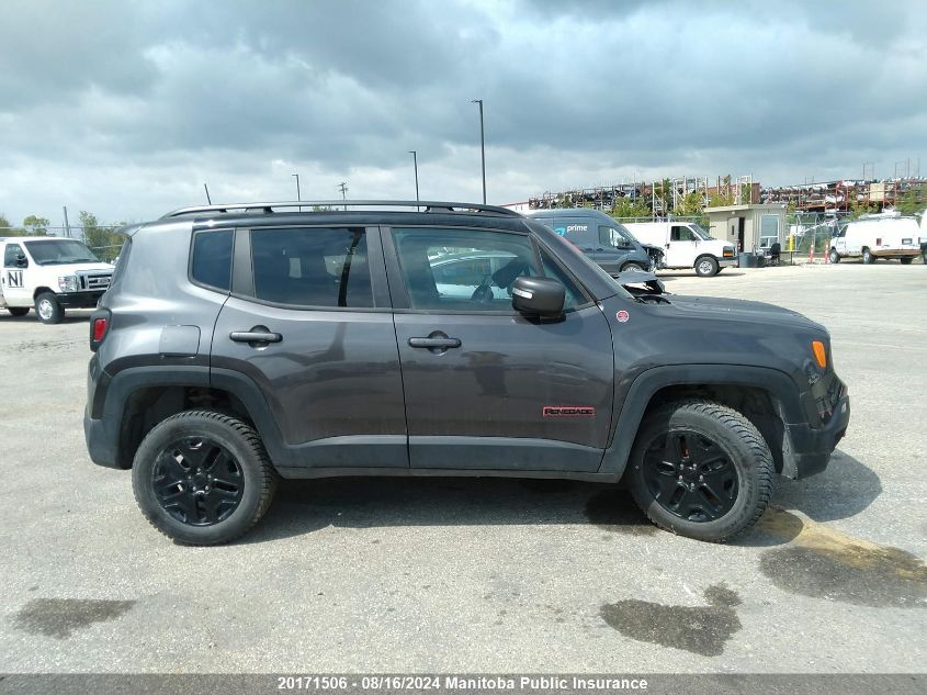 2018 Jeep Renegade Trailhawk VIN: ZACCJBCB5JPH89549 Lot: 20171506